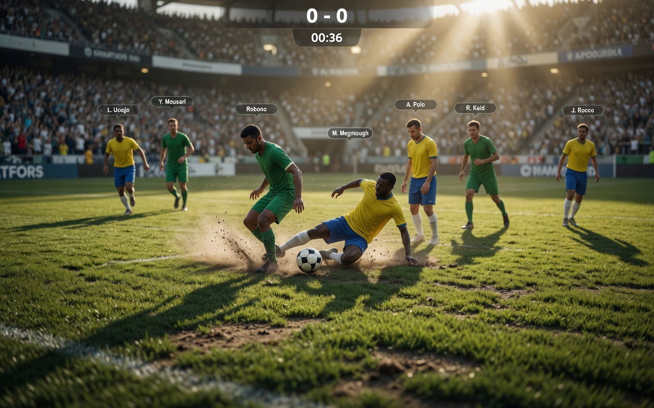 NationsLeague Unreal Engine midfield action